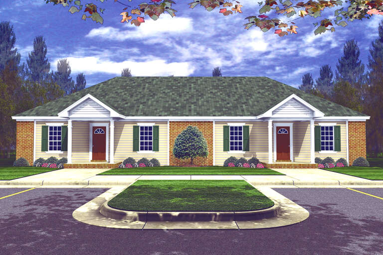 House Plan House Plan #32687 Front Elevation 