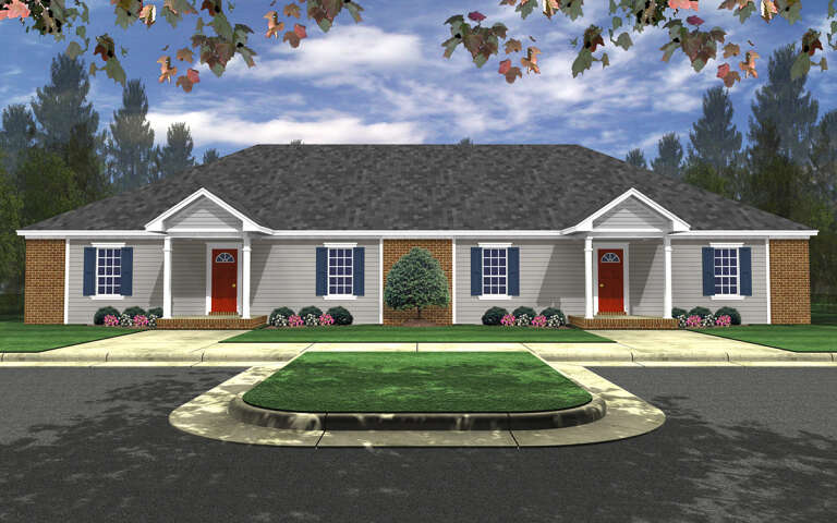 House Plan House Plan #32688 Front Elevation 