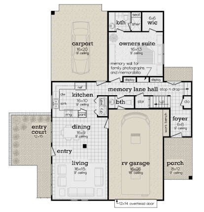 Main Floor  for House Plan #048-00306