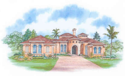 3 Bed, 3 Bath, 3446 Square Foot House Plan - #168-00024