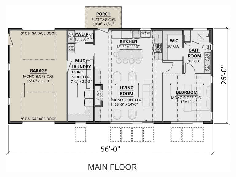 House Plan House Plan #32690 Drawing 1
