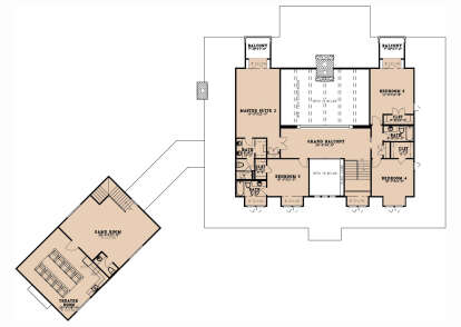Second Floor for House Plan #8318-00419