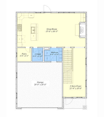 Main Floor  for House Plan #6779-00005