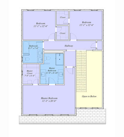 Second Floor for House Plan #6779-00005
