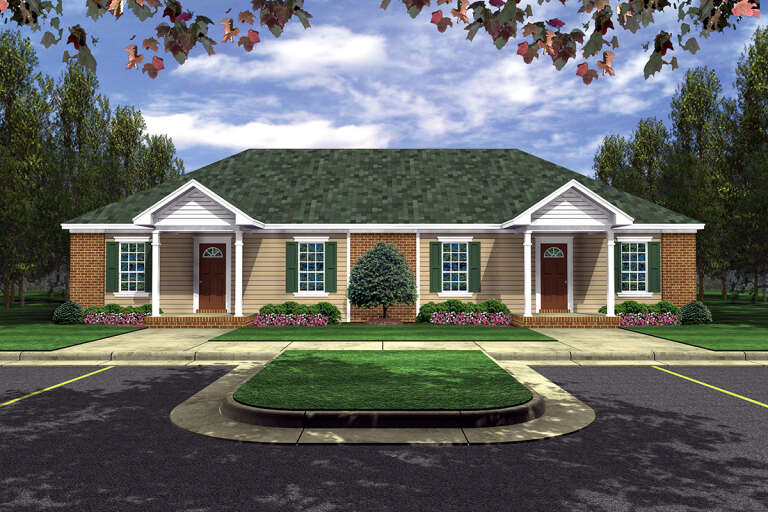 House Plan House Plan #32693 Front Elevation 