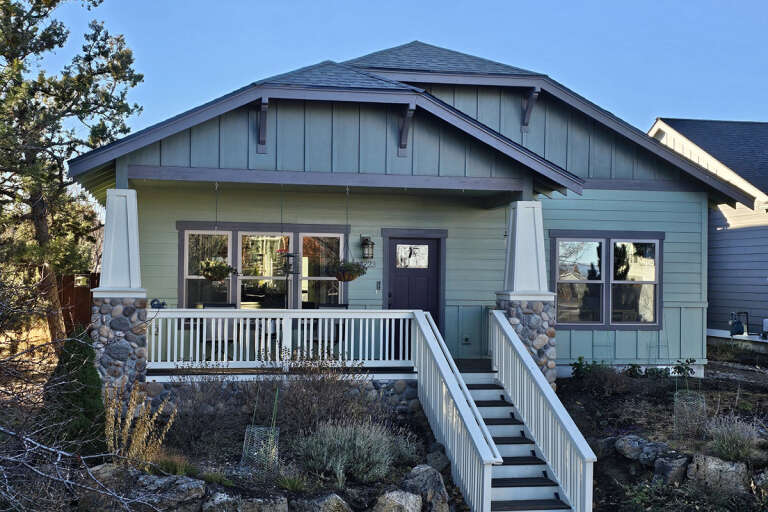 House Plan House Plan #32694 Angled Front Elevation 