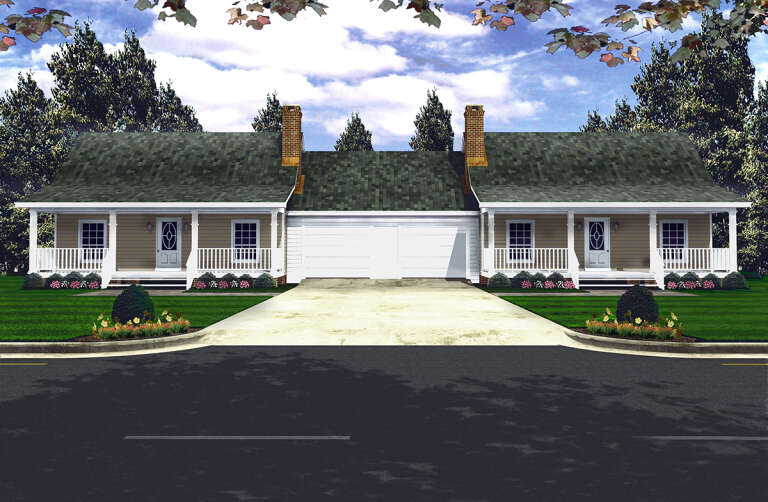 House Plan House Plan #32695 Front Elevation 