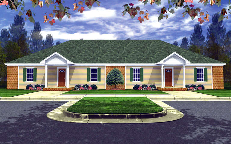 House Plan House Plan #32696 Front Elevation 