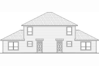 Colonial House Plan #348-00331 Elevation Photo