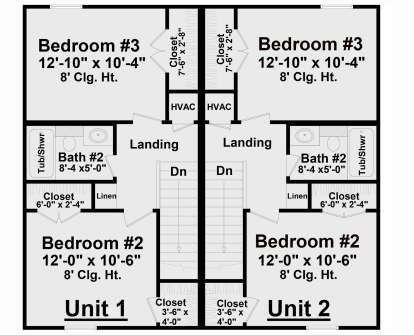 Second Floor for House Plan #348-00331