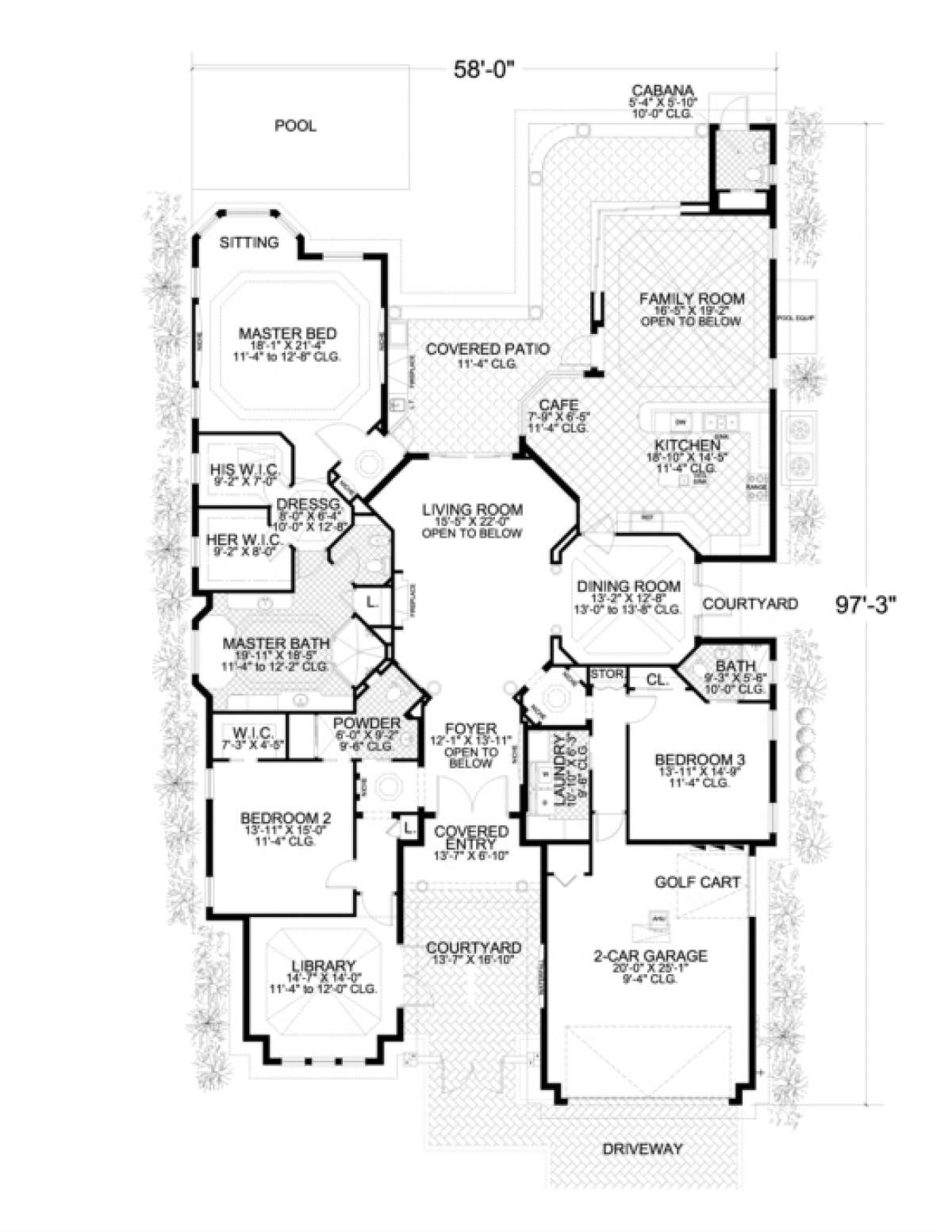 Floorplan 1 for House Plan #168-00025