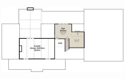 Bonus Room for House Plan #009-00437