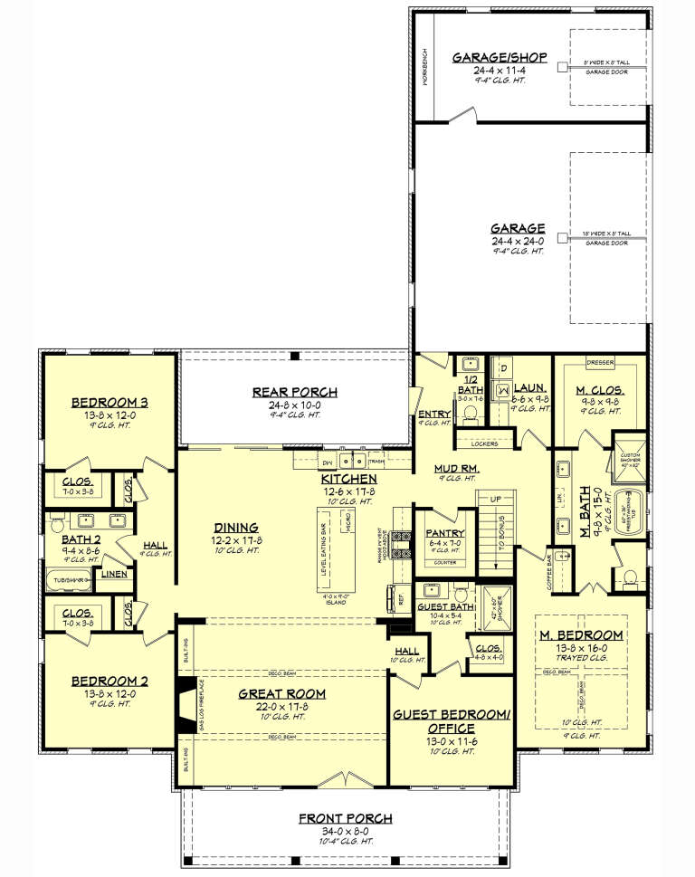 House Plan House Plan #32701 Drawing 1