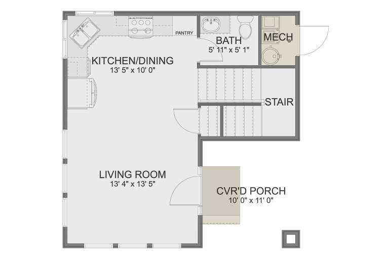 House Plan House Plan #32704 Drawing 1