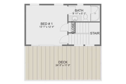 Second Floor for House Plan #2802-00370
