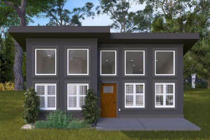 Modern House Plan #2802-00371 Elevation Photo