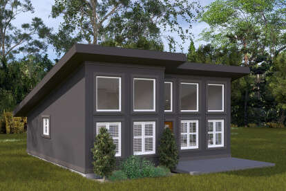 Modern House Plan #2802-00371 Elevation Photo