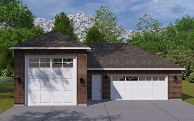 House Plan House Plan #32707 Front Elevation 