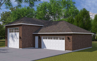 Traditional House Plan #2802-00373 Elevation Photo