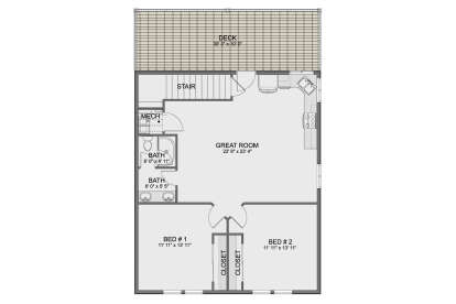 Second Floor for House Plan #2802-00375