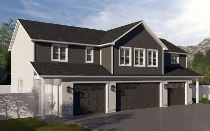 Craftsman House Plan #2802-00376 Elevation Photo