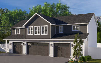 Craftsman House Plan #2802-00376 Elevation Photo
