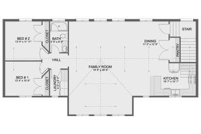 Second Floor for House Plan #2802-00376