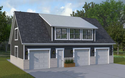 Craftsman House Plan #2802-00377 Elevation Photo