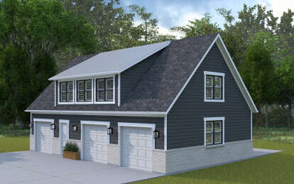 Craftsman House Plan #2802-00377 Elevation Photo