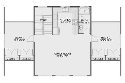 Second Floor for House Plan #2802-00377