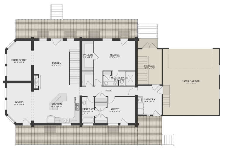 House Plan House Plan #32713 Drawing 1