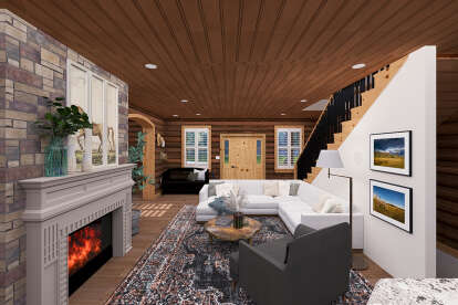 Cabin House Plan #2802-00378 Additional Photo