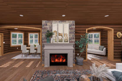 Cabin House Plan #2802-00378 Additional Photo