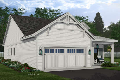 Modern Farmhouse House Plan #098-00492 Elevation Photo