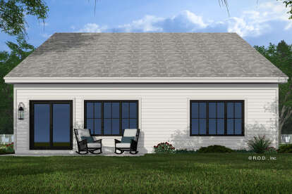 Modern Farmhouse House Plan #098-00492 Elevation Photo