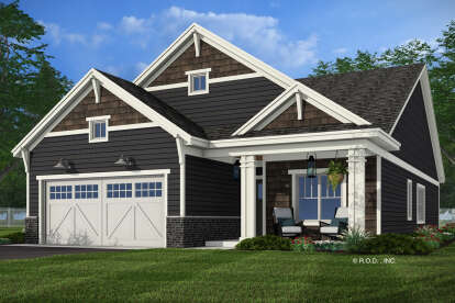Modern Farmhouse House Plan #098-00493 Elevation Photo