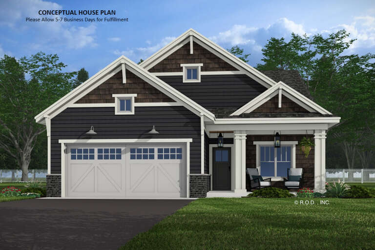 House Plan House Plan #32715 Front Elevation 