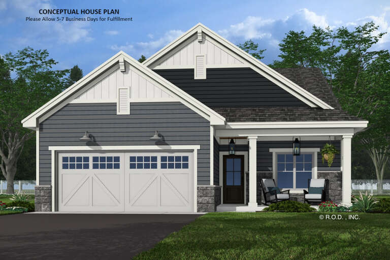 House Plan House Plan #32716 Front Elevation 