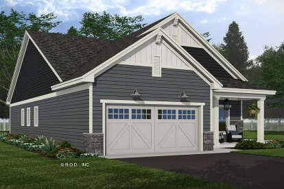 Modern Farmhouse House Plan #098-00494 Elevation Photo
