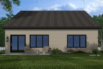 Contemporary House Plan #098-00495 Elevation Photo