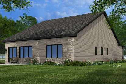 Contemporary House Plan #098-00495 Elevation Photo