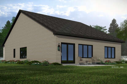 Contemporary House Plan #098-00495 Elevation Photo