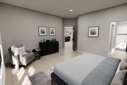 Contemporary House Plan #098-00495 Additional Photo