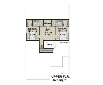Second Floor for House Plan #098-00496