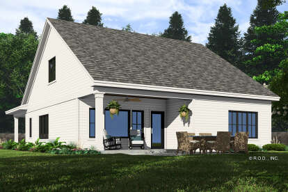 Modern Farmhouse House Plan #098-00497 Elevation Photo