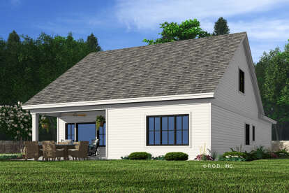 Modern Farmhouse House Plan #098-00497 Elevation Photo