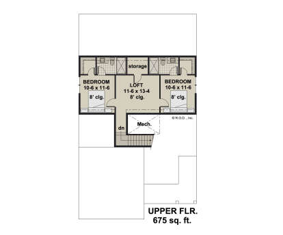 Second Floor for House Plan #098-00498