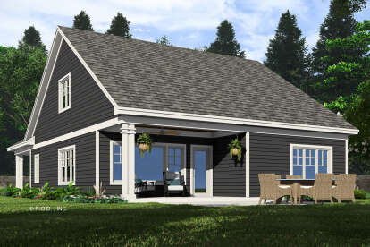 Modern Farmhouse House Plan #098-00499 Elevation Photo