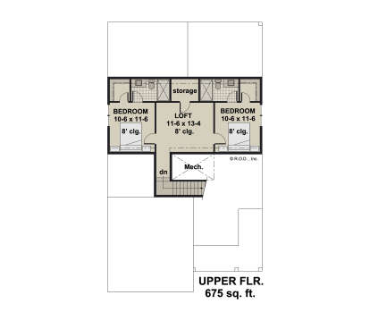 Second Floor for House Plan #098-00501