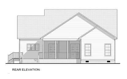 Southern House Plan #6261-00072 Elevation Photo